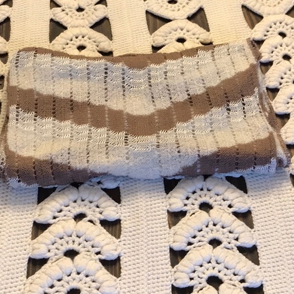 Staring At Stars Oatmeal & Taupe Infinity Scarf - Picture 6 of 7